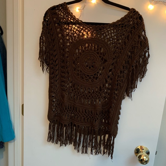 Brown Crotchet Top - Picture 5 of 5